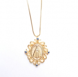 COLAR NOSSA SENHORA APOARECIDA - OURO