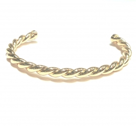 PULSEIRA AJUSTAVEL TORCIDA - OURO