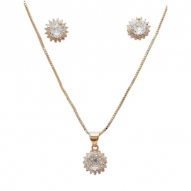 CONJUNTO PONTO DE LUZ FOLHEADO