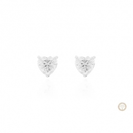 Brinco Eternal Heart Moissanite