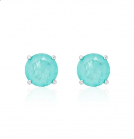 BRINCO SOLITÁRIO ESMERALDA COLOMBIANA