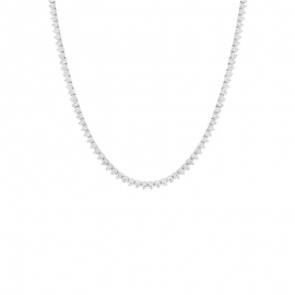 COLAR RIVIERA MOISSANITE 38CM