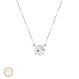Colar Lumière Moissanite 6mm