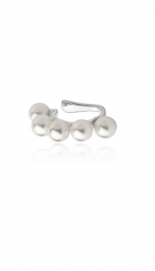 BRINCO PIERCING PRATA PÉROLAS