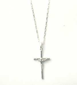Corrente Cartier Cross Silver