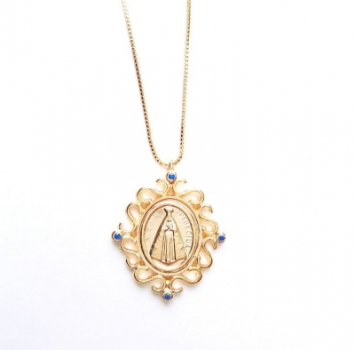 COLAR NOSSA SENHORA APOARECIDA - OURO
