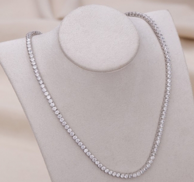 Colar Riviera Moissanite 42cm