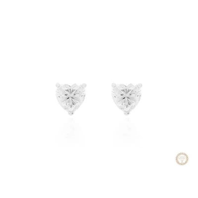 Brinco Eternal Heart Moissanite