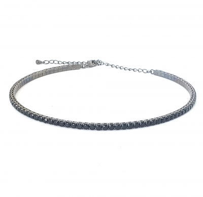 COLAR CHOCKER RIVIERA NEGRA
