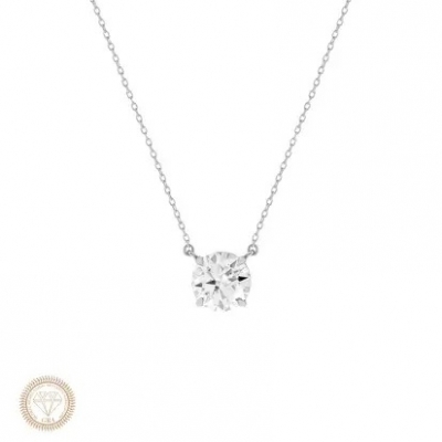 Colar Lumière Moissanite 6mm