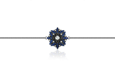 PULSEIRA DELICADA SAFIRA - RÓDIO NEGRO