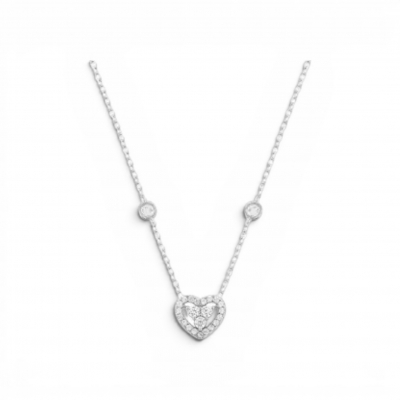 Brinco Heart Tiff Silver