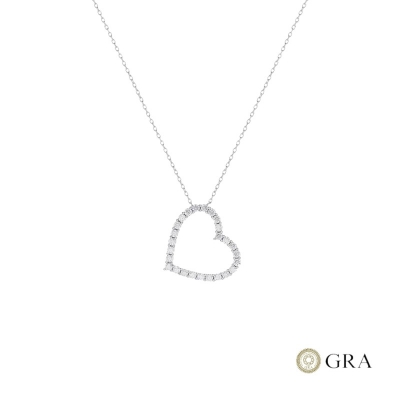 Colar Moissanite Coração Pure Love