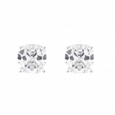BRINCO SOLITÁRIO MOISSANITE 6,5MM