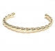 PULSEIRA AJUSTAVEL TORCIDA - OURO