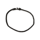 PULSEIRA RIVIERA PRATA -DIAMANTE NEGRO - G