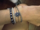 PULSEIRA DELICADA SAFIRA - RÓDIO NEGRO
