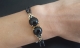 PULSEIRA PEDRA ONIX - OURO