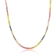 COLAR RIVIERA PRATA RAINBOW - OURO