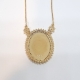 COLAR PRATA NOSSA SENHORA DAS GRAÇAS - OURO
