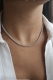 Colar Riviera Prata 925 Zirconias 3mm