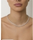 Colar Riviera Moissanite Prata Classic-Pedra 2,5mm