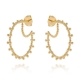 BRINCO ARGOLA BUBBLE - OURO