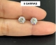 Brinco Lumière Moissanite 0.8ct