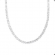 Colar Riviera Prata 925 Zirconias 3mm
